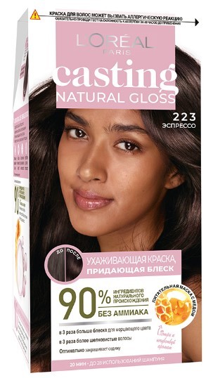 LOREAL  кастинг крем глосс 223 эспрессо