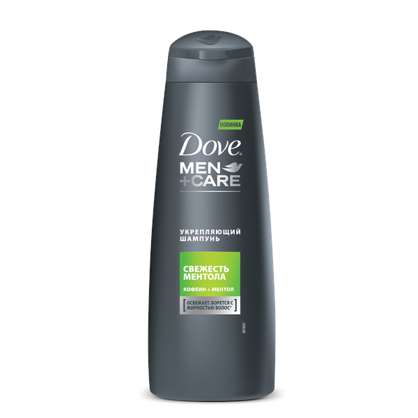 Dove men шампунь свежесть ментола 250 мл