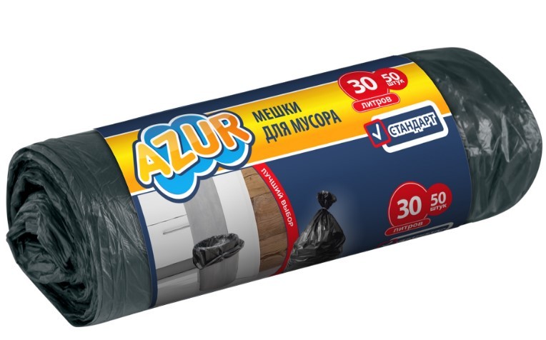 York мешок для мусора azur 30л 50шт
