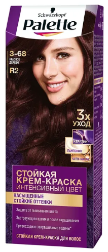 Palette крем краска для волос красное дерево 3.68