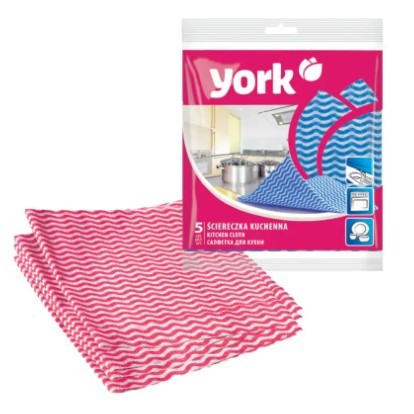 York салфетка для кухни разноцветная 5 шт
