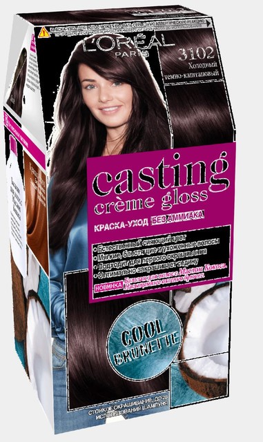 LOREAL  КАСТИНГ КРЕМ ГЛОСС 3102 Хол.Т-К