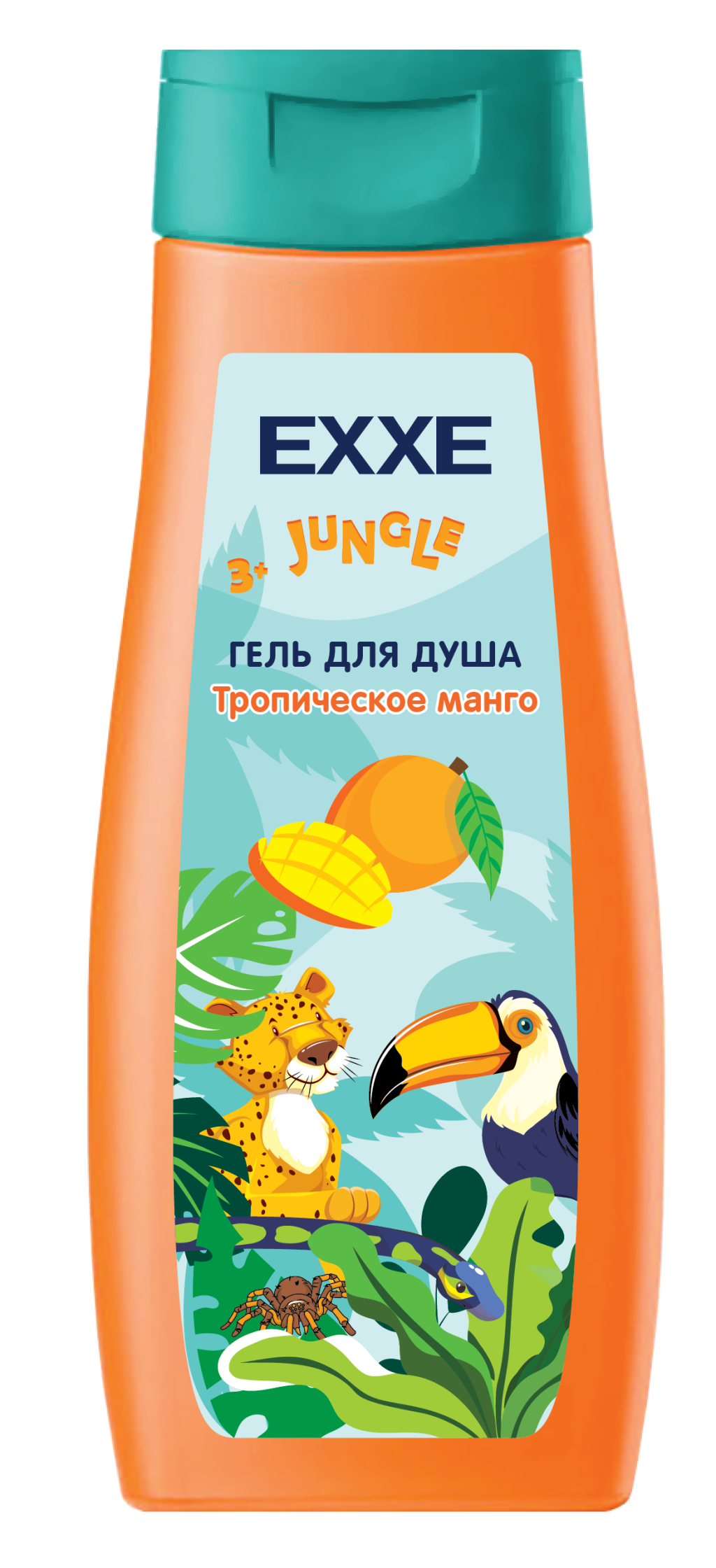 EXXE детская серия джунгли гель для душа тропическое манго 400 мл