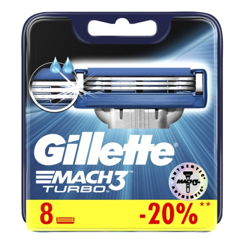 Сменные кассеты Gillette Mach3 8шт