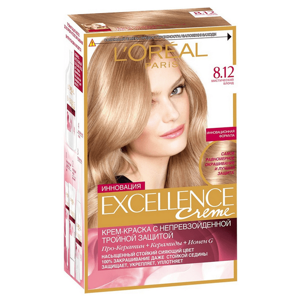 LOREAL  ЭКСЭЛАНС 8.12 мистический