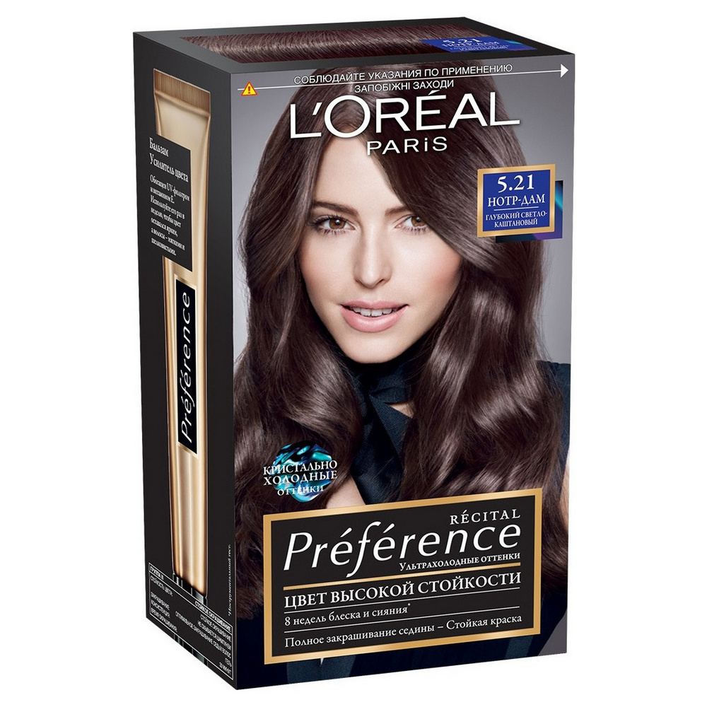 Краска для волос LOREAL ПРЕФЕРАНС 5.21 Нотр-Дам