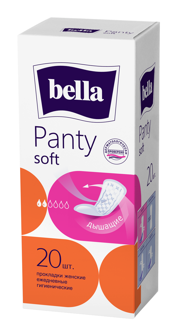 Прокладки ежедневные BELLA PANTY SOFT, 20 шт