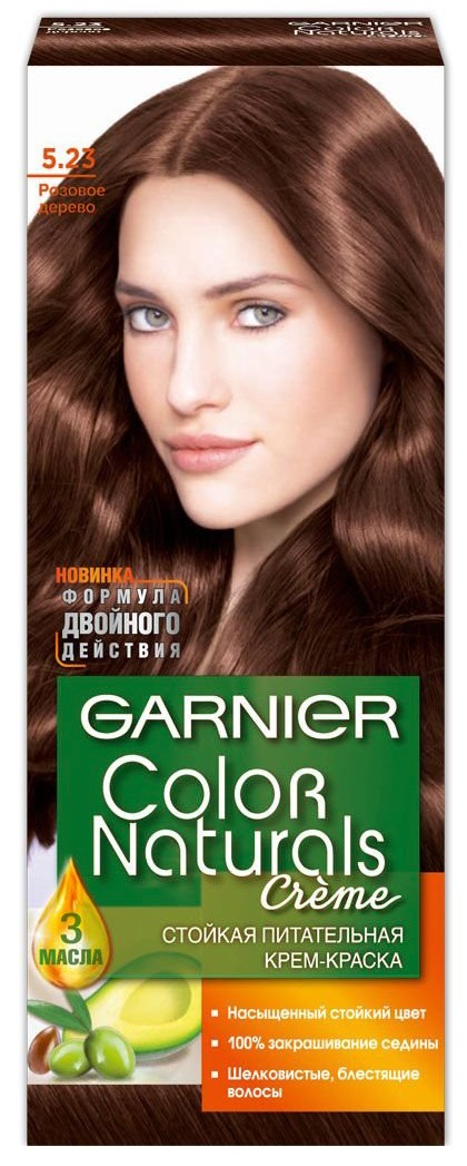 Краска для волос GARNIER КОЛОР НЭЧРАЛС №5.23 Розовое дерево