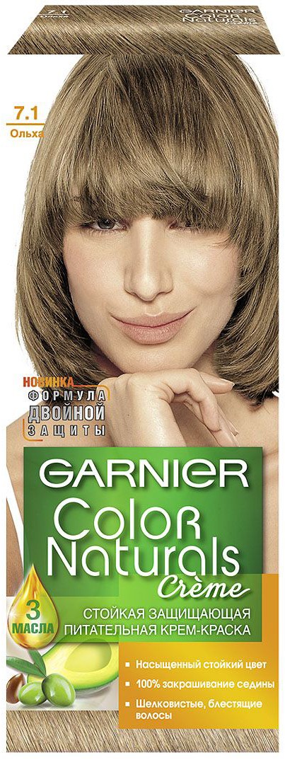 Краска для волос GARNIER КОЛОР НЭЧРАЛС №7.1 Ольха