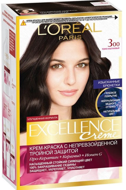 LOREAL  ЭКСЭЛАНС 300 Темно-каштановый