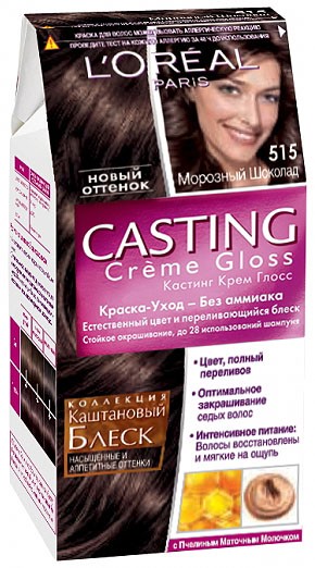 Краска для волос L'OREAL Casting Creme Gloss 515 Морозный шоколад