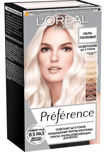 Loreal Preference краска для волос Ультра-платиновый блонд до 9 тона