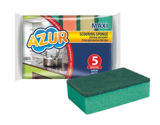 Azur губки для посуды Макси 5шт