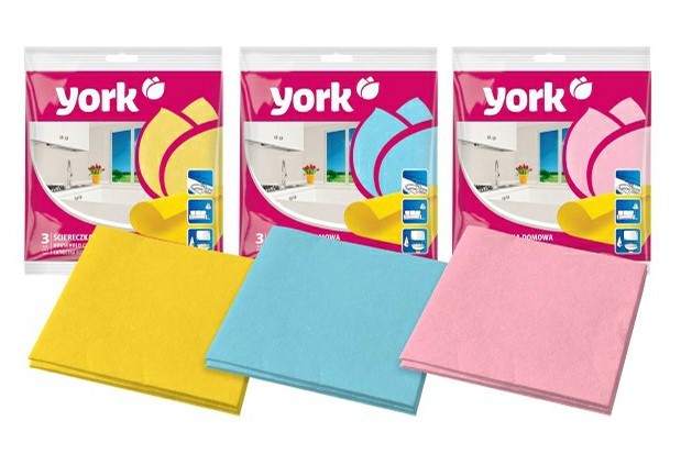 York салфетка хозяйственная 3шт