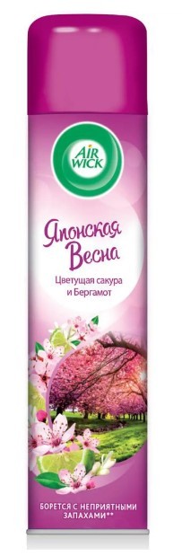 AIR WICK освежитель воздуха цвет сакура и бергамот 290 мл